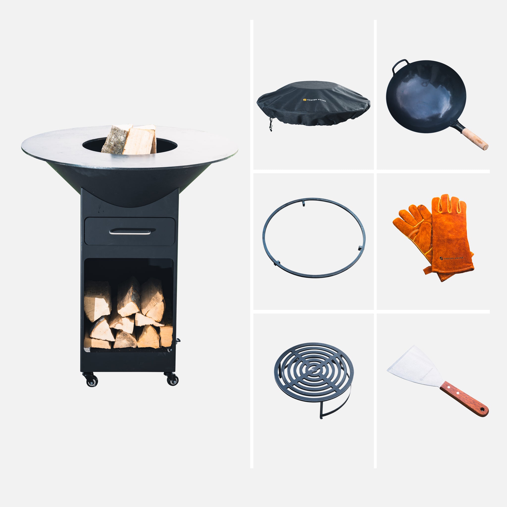 "Maestro"-Paket + 95 cm Feuerstelle