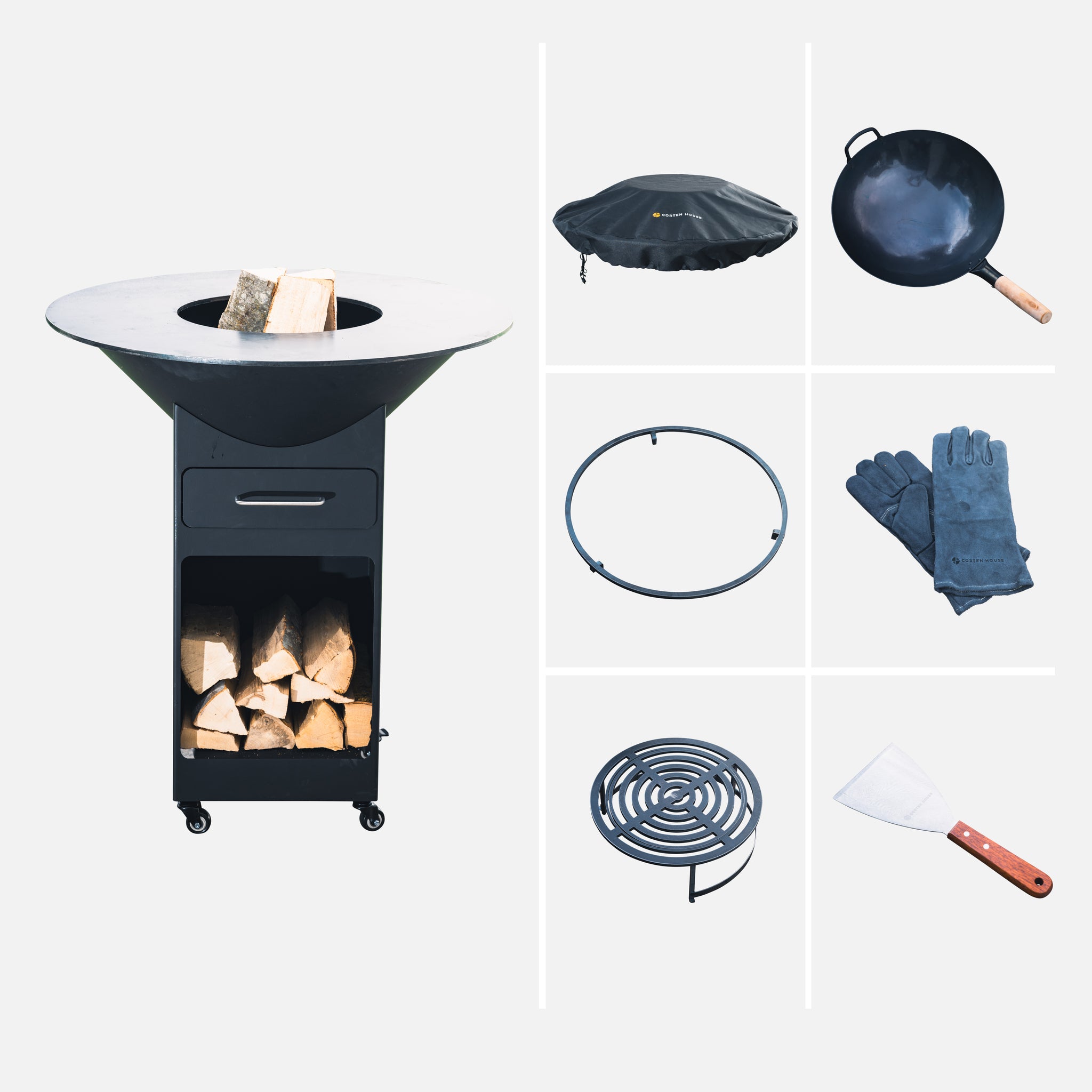 "Maestro"-Paket + 95 cm Feuerstelle
