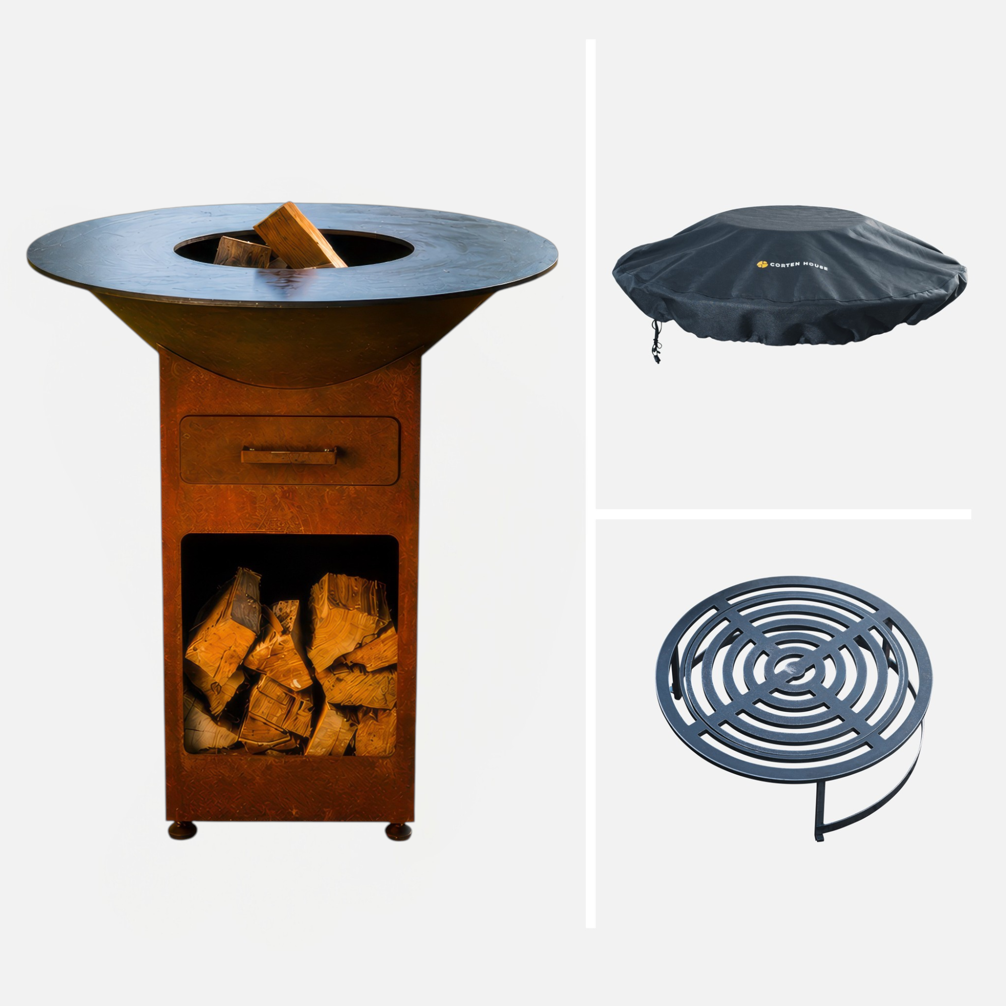Bundle "Essential" + Plancha fire pit 95cm