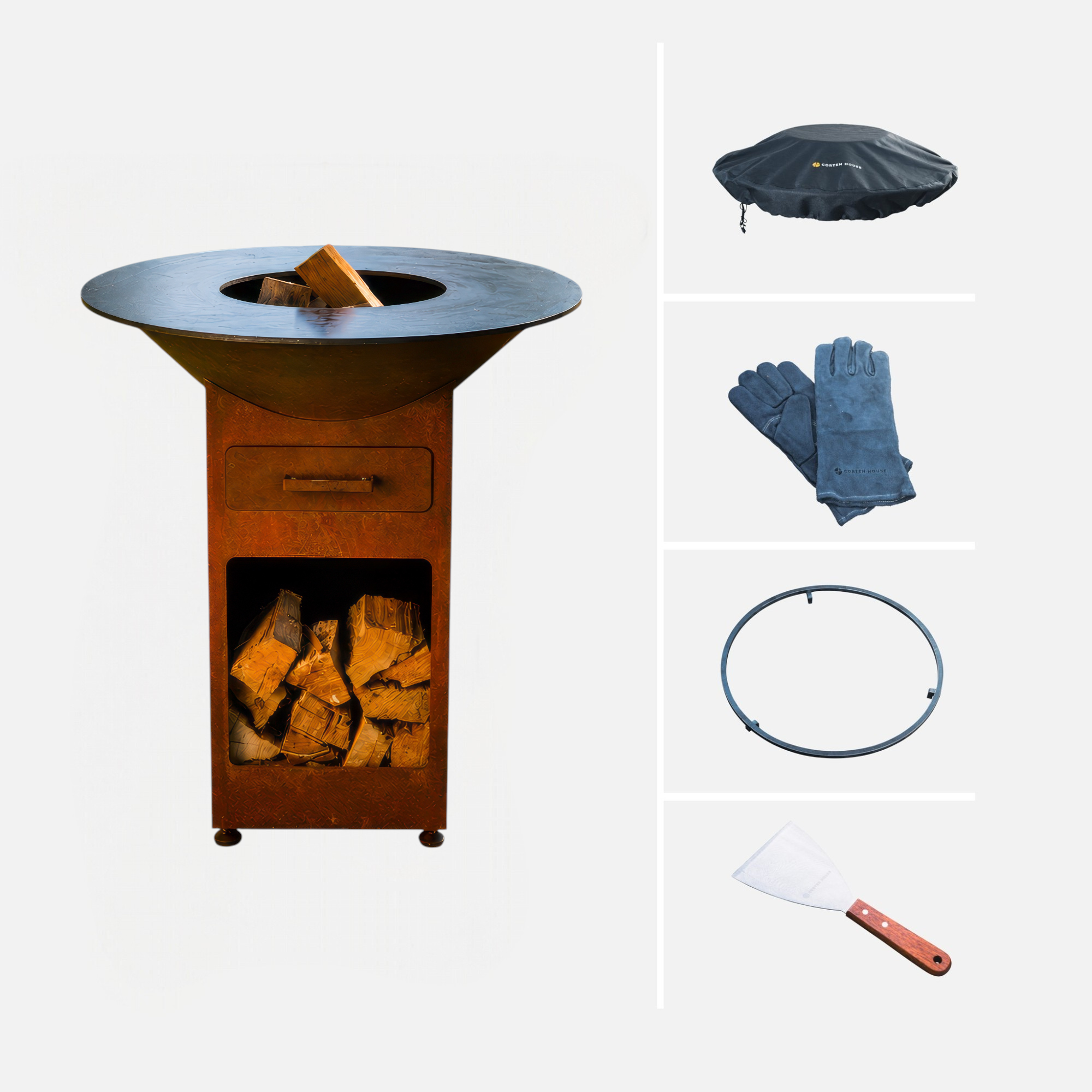 Bundle "Furnace" + Plancha fire pit 95cm