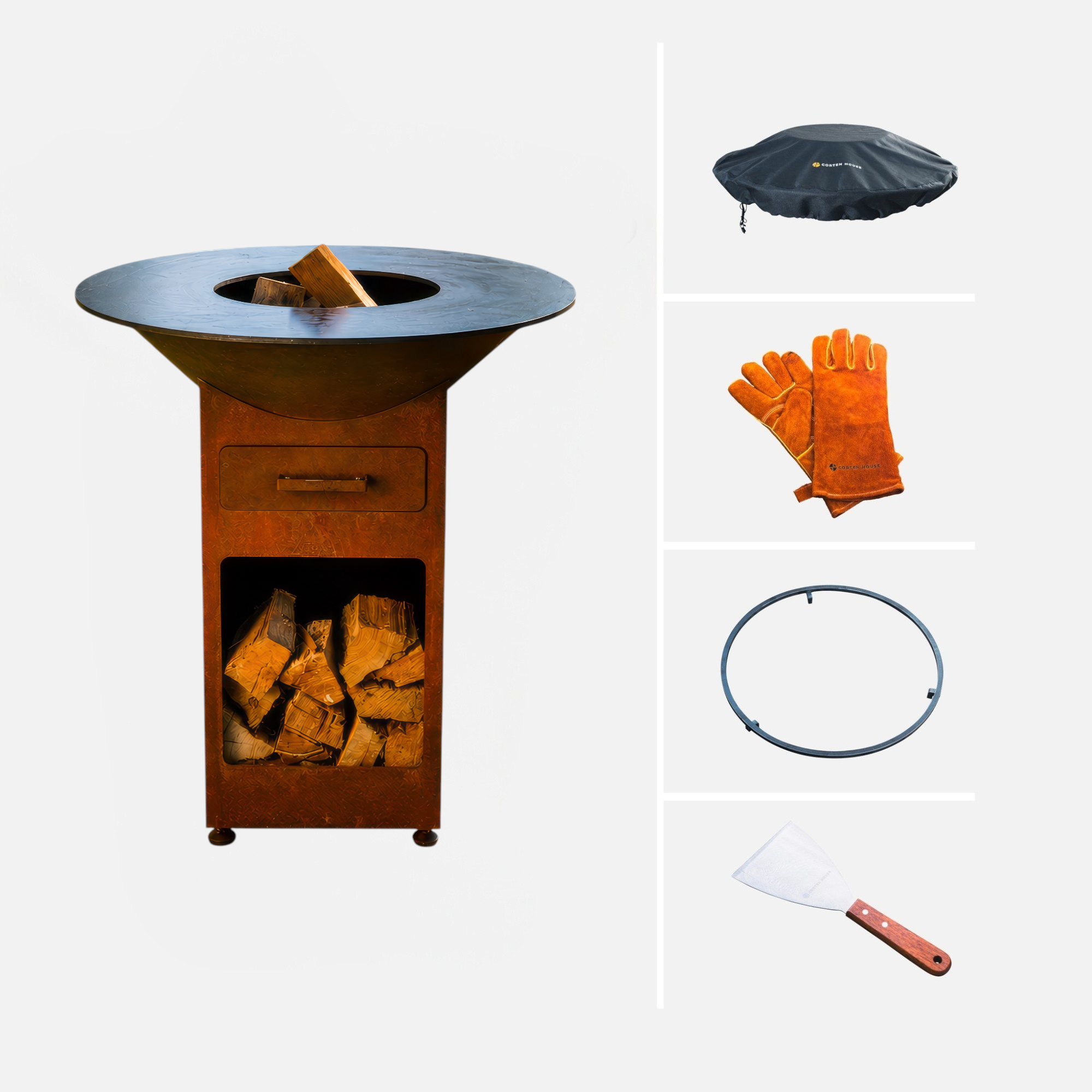Bundle "Furnace" + Plancha fire pit 95cm