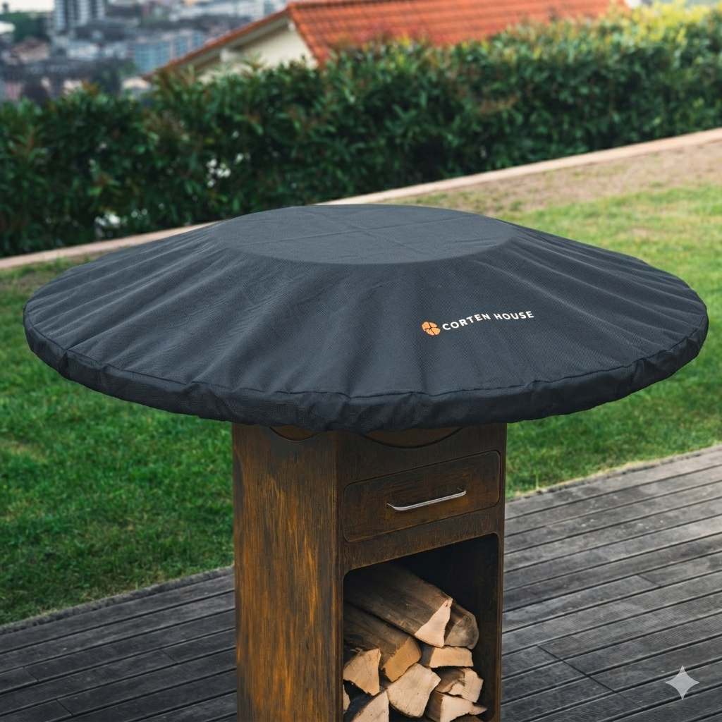 Schutzabdeckung - Grillplatte + Feuerschalenring