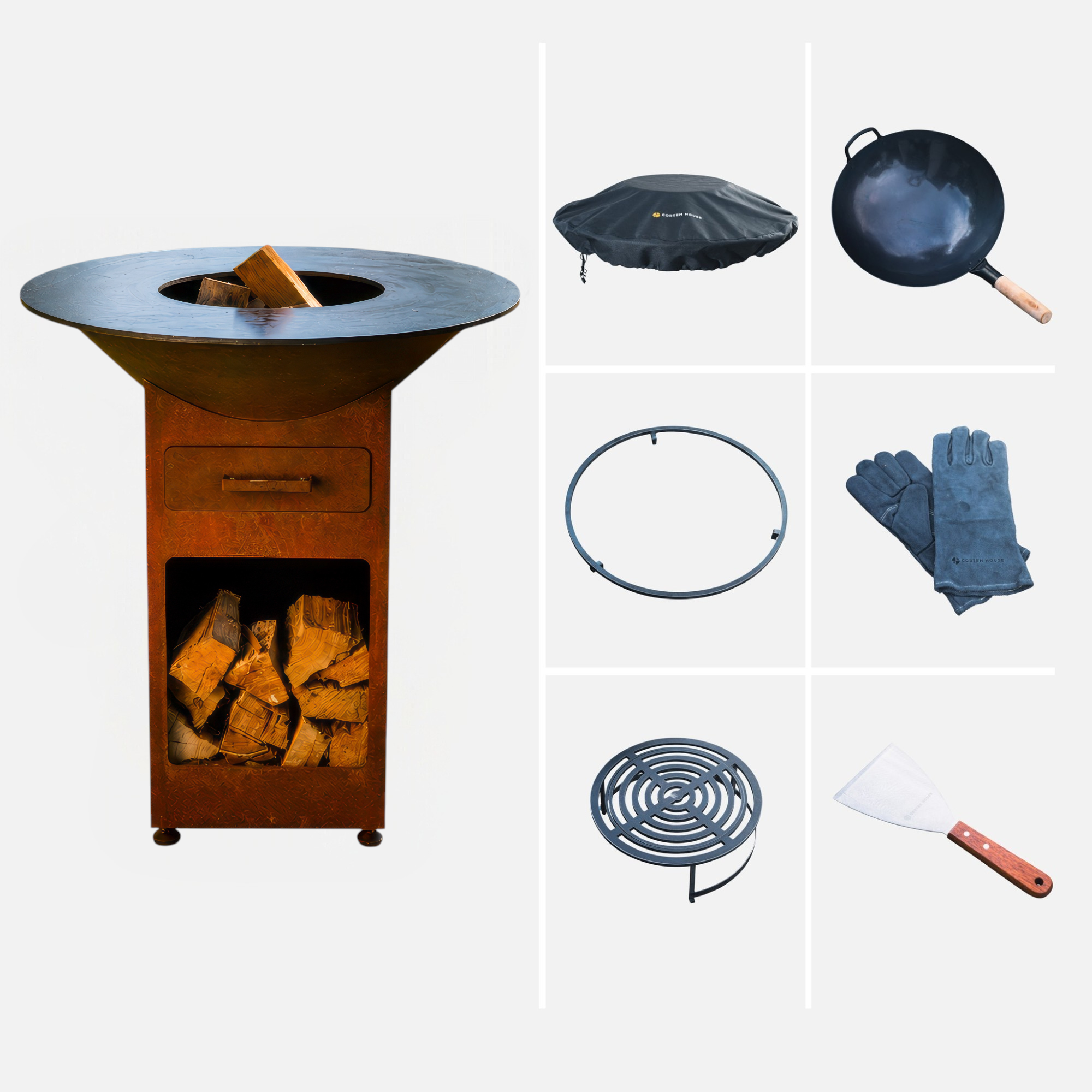Bundle "Maestro" + Plancha fire pit 85cm