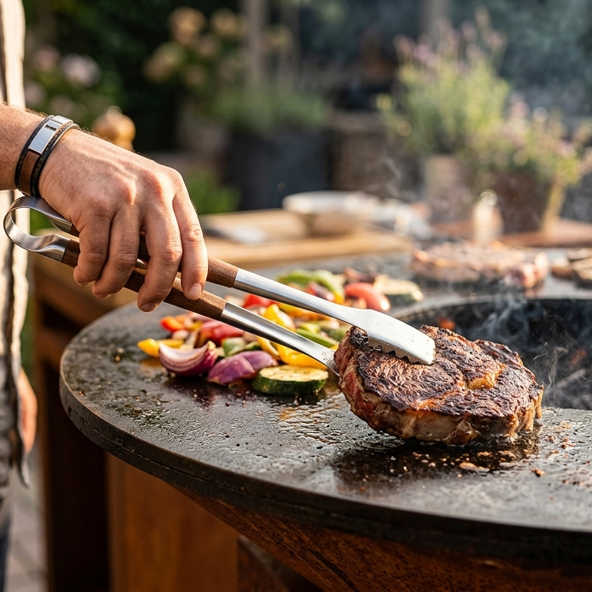 Pinzas para barbacoa