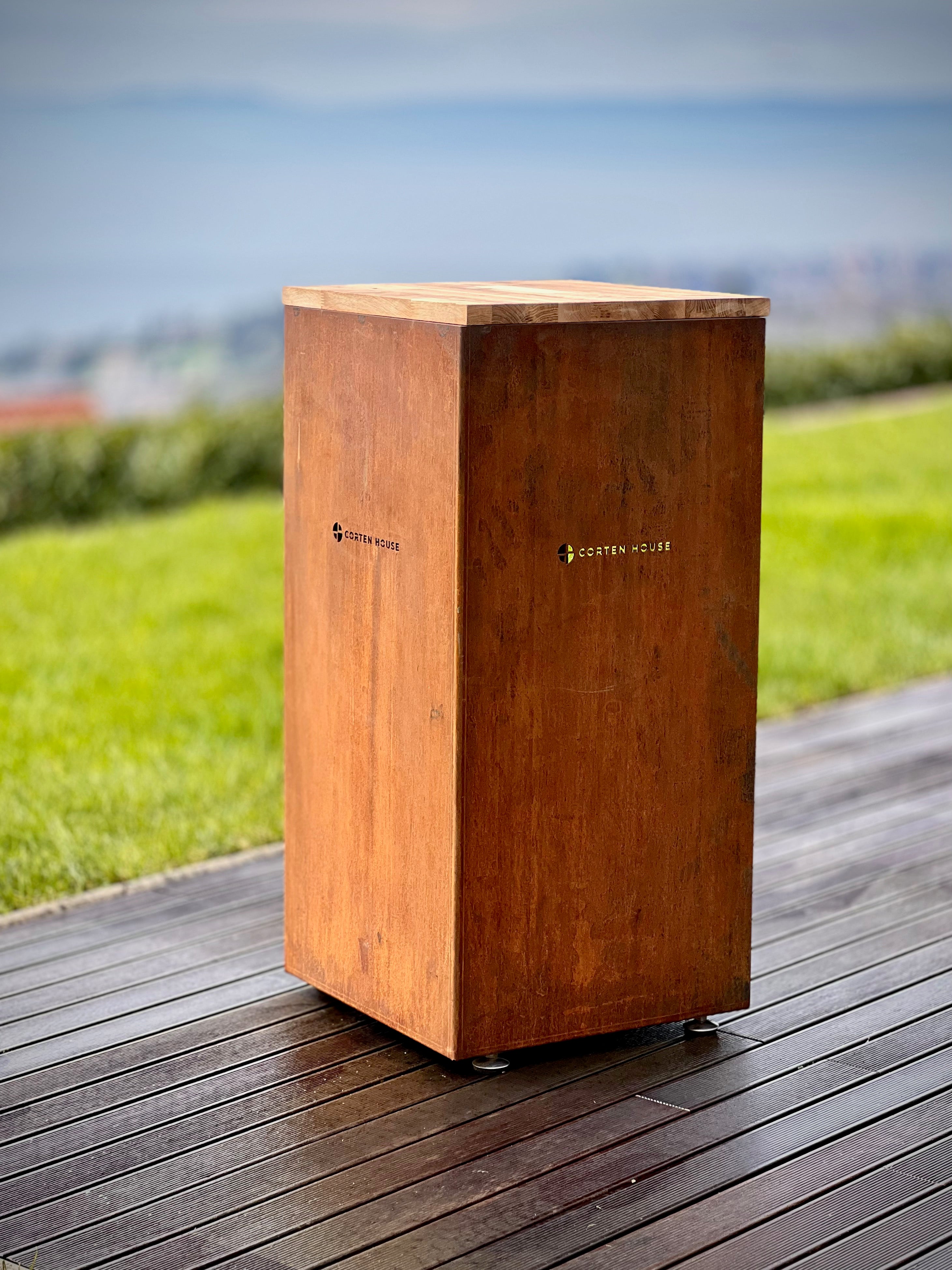 Table de découpe & Bûcher à bois 48/48/96
